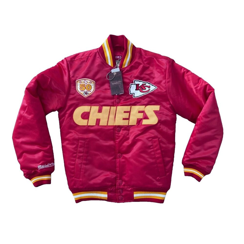 MItchell & Ness NFL Football Kansas City Chiefs Bomber Jacket ( S )